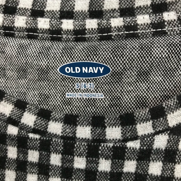Old Navy Girls Check Puff Sleeve Top - Picture 6 of 9